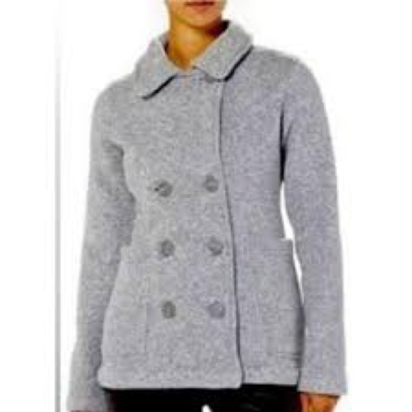 Patagonia Jackets & Blazers - Patagonia Better Sweater woman’s  Peacoat Fleece Coat Gray Buttons Sz Medium